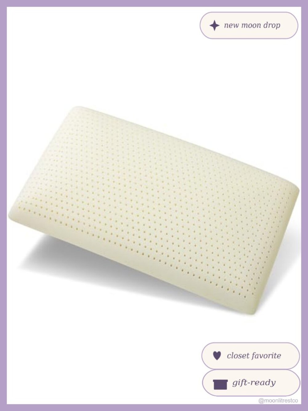 100% Talalay Latex Pillow Luxury Queen Bed Pillow All Sleepers